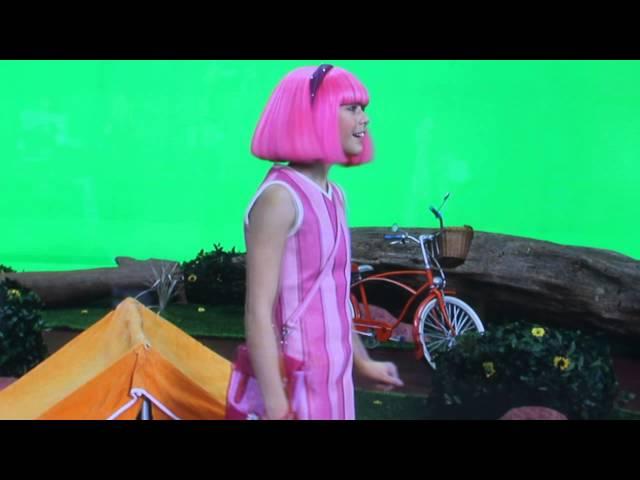 LazyTown with Chloe Lang (Stephanie) behind the scenes