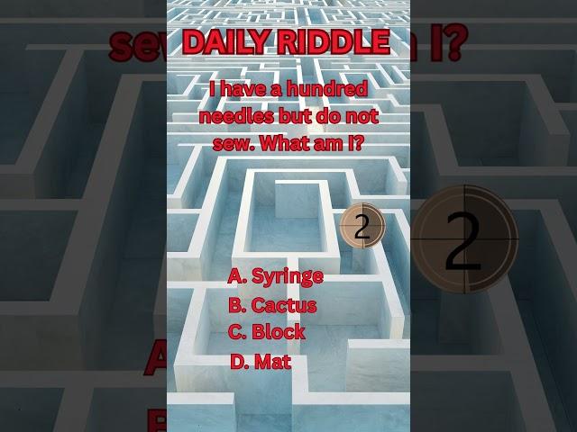 Can You Outsmart This Riddle?  | Daily Riddle #44 | #shorts #riddles