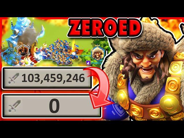 ZEROING 100M Power Player & DOZENS MORE in Rise of Kingdoms