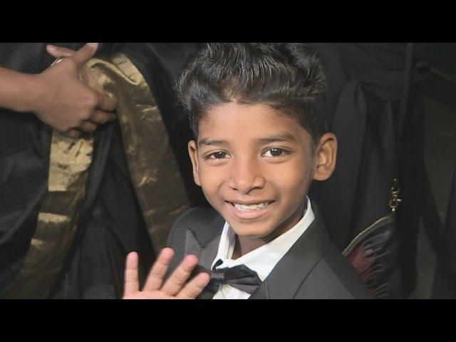 Adorable Lion star Sunny Pawar charms all at The Asian Awards