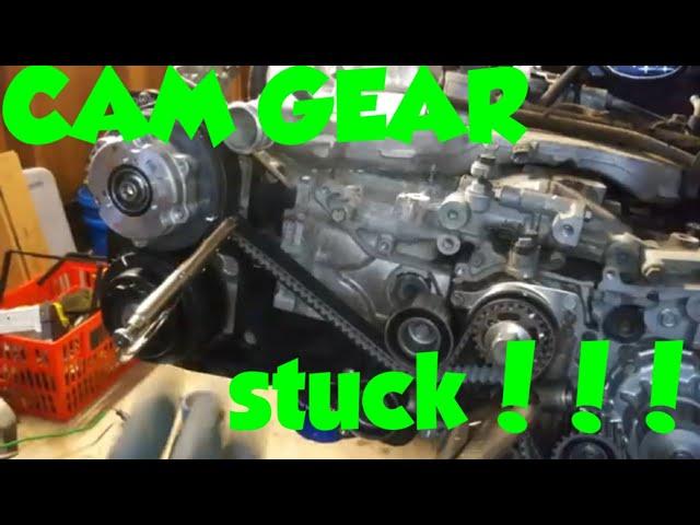 subaru cam gear removal