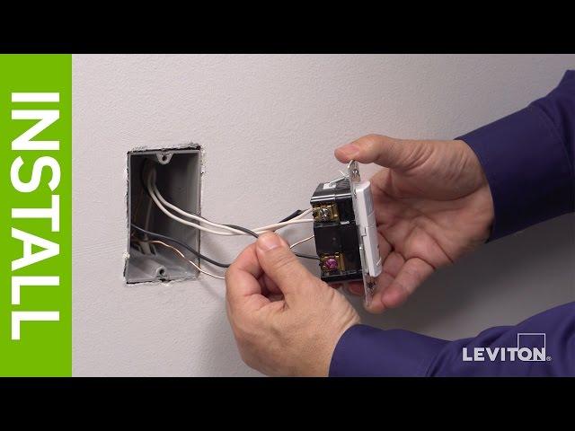 How to Install the IPHS5 Humidity Sensor & Fan Control | Leviton