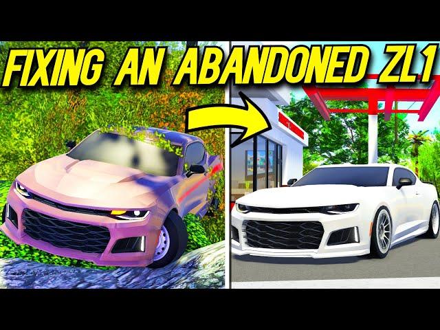 Roblox Roleplay - I FOUND MY ABANDONED ZL1, THEN FIXED IT