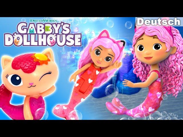 Gabby's Meerjungfrauen-Verwandlung.... Aber mit Spielzeug! | GABBY'S DOLLHOUSE