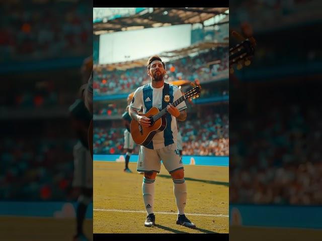 Messi & Guitar #messi #viralvideo #tiktok #soccoloco #mbappe #intermiami #ai #football #barca #leo