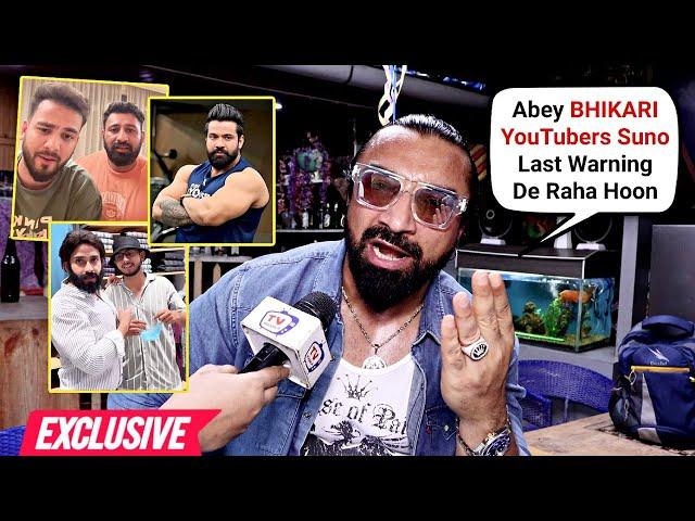 Ajaz Khan ANGRY Reply To YouTubers Roast! Purav Jha, Elvish Yadav, Rajat Dalal, Rajveer Fitness