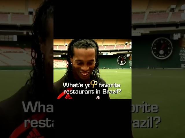 Ronaldinho gives a beautiful answer to a simple question