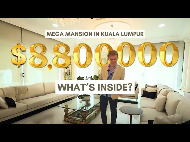 Inside a $8,8 Million Mega Mansion in Kuala Lumpur City Center, Malaysia  | Homes in Asia tour #1