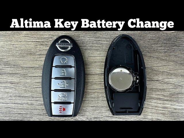 2019 - 2024 Nissan Altima Key Fob Battery Replacement - How To Replace Change Remote Batteries DIY