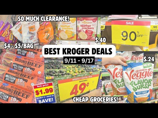 BEST KROGER DEALS | KROGER MEGA EVENT | SAVE MONEY ON GROCERIES & HOUSEHOLD ITEMS | 9/11 - 9/17