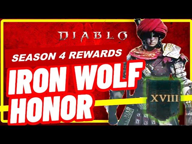 Diablo 4 | Season 4 | All Iron Wolf Honor Rewards | Cache Opening | Twitch dexterisfrosty