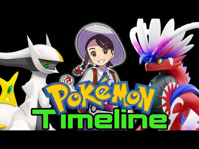 Complete Pokemon Timeline with Scarlet and Violet!