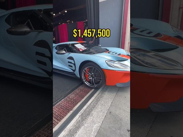 BIG MONEY for low mileage Gulf Ford GT Heritage Edition