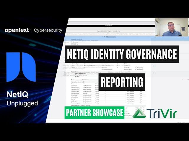 Reporting | NetIQ Identity Governance