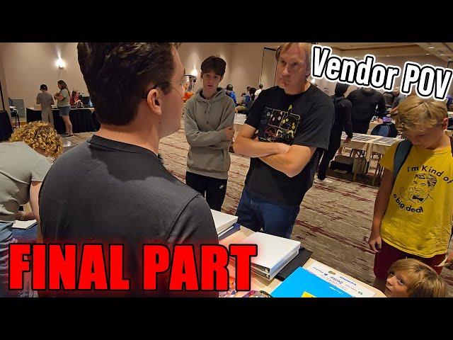 FINAL Part of My FIRST Ever Card Show! VENDOR POV