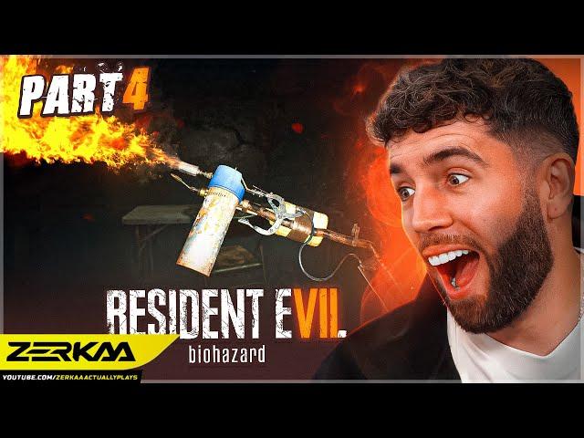 WE UNLOCKED THE FLAMETHROWER (Resident Evil 7 #4)