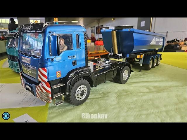 All exhibited RC trucks of the 32nd German Model Truck Championship Recklinghausen in one video!