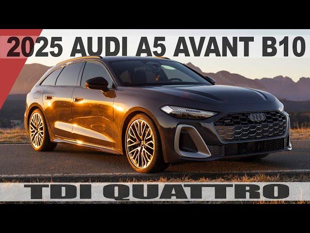 2025 AUDI A5 AVANT TDI QUATTRO climbs the mountains - Is it as robust as always? In full detail