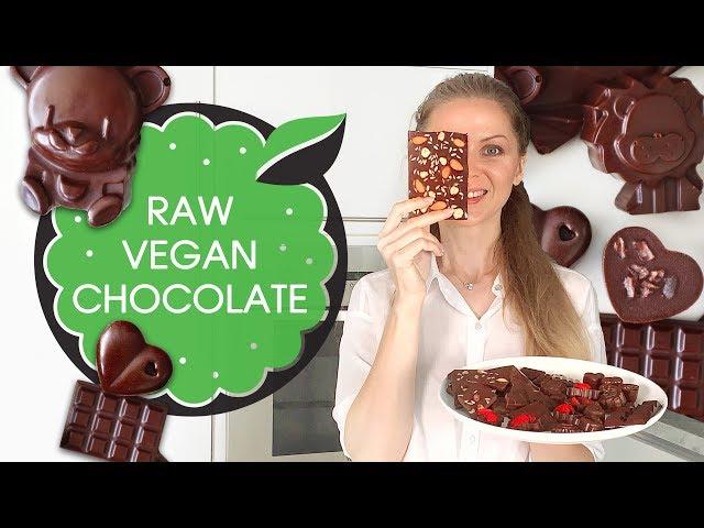 3-ingredient Raw Vegan Chocolate | Step-by-step Recipe