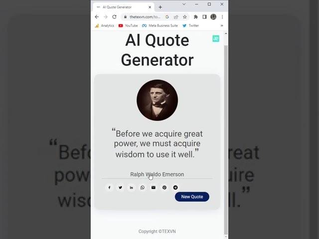 AI Quote Generator toolx.thetexvn.com