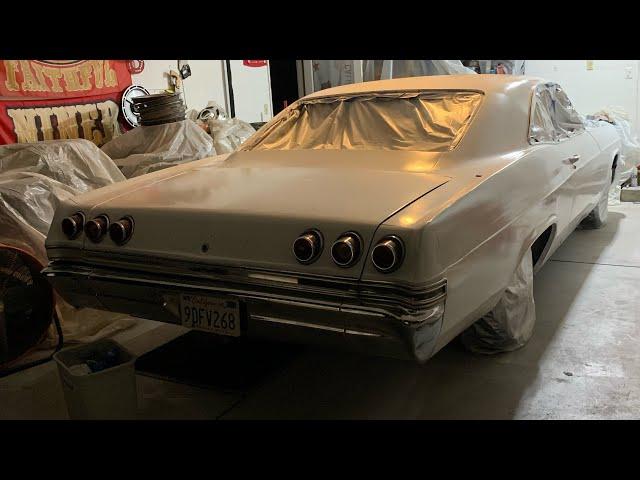 Painting my 1965 Impala with Rustoleum turbo spray paint