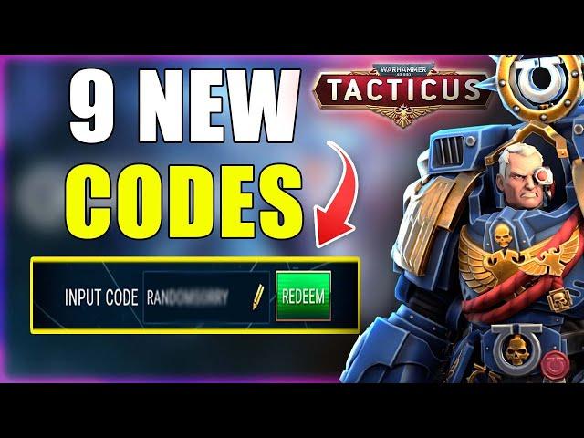 WARHAMMER 40K TACTICUS CODES EXPOSED! - WARHAMMER 40000 NEW CODES