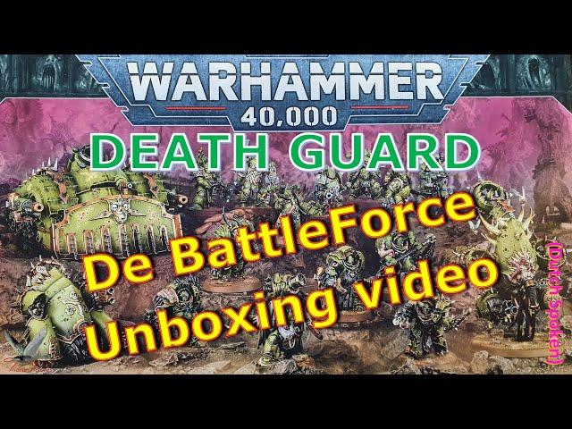Death Guard BattleForce Poxwrought Vector doos uitpakken