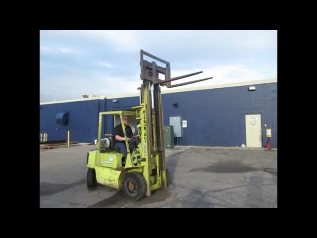 Mitsubishi Model FG-25 LP Powered Fork Lift