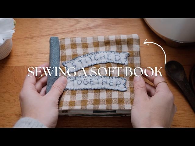 Sewing A Soft Book With Scrap Fabric