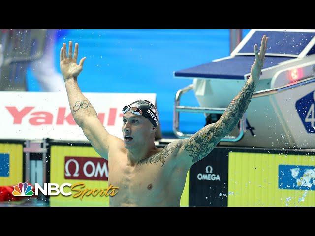 Caeleb Dressel sets new American record in men's 100 freestyle | NBC Sports