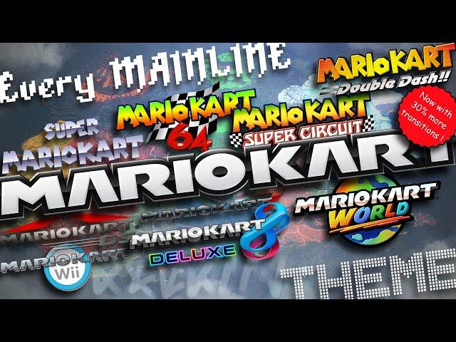 Every MAINLINE Mario Kart theme with ＰＥＲＦＥＣＴ transitions