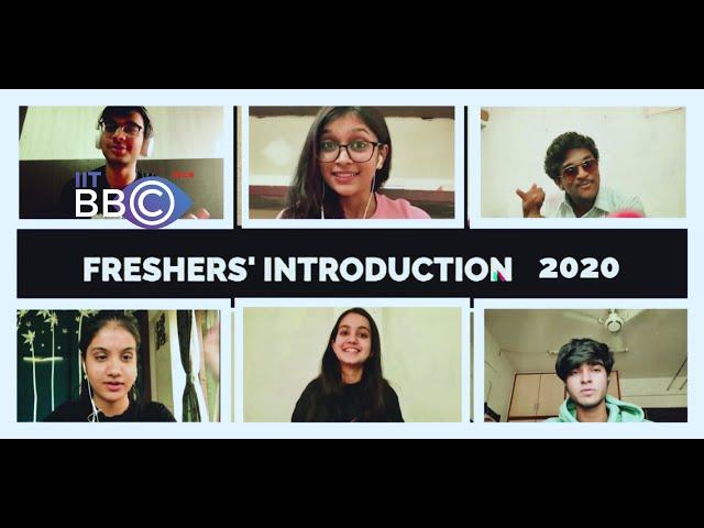 Freshers' 2020 Introduction IIT Bombay