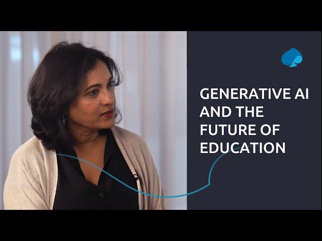 Generative AI and the future of education