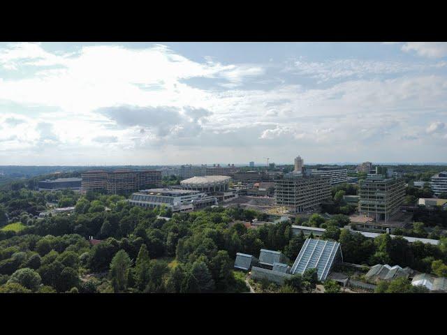 Droneflight in Forrest near Ruhruni Bochum