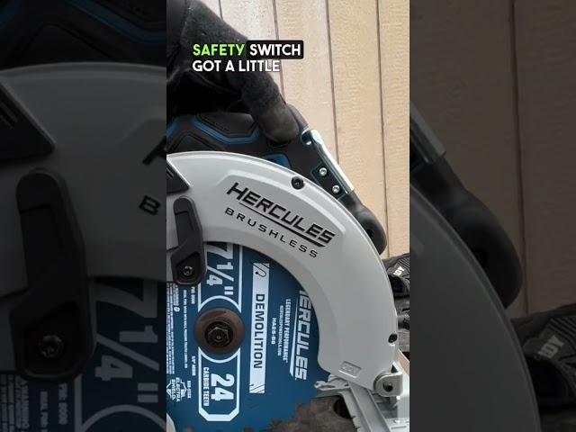 Hercules 20V Brushless 7 1/4 Circular Saw @harborfreight Pro Grade!