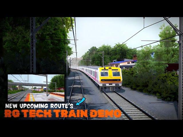 RG TECH TRAIN DEMO NEW UPDATE FIRST LOOK |NEW LOCOMOTIVE|NEW COACH|ETC..