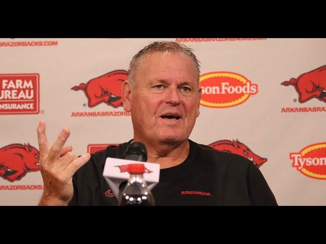 Sam Pittman Press Conference - Arkansas 24, Auburn 14