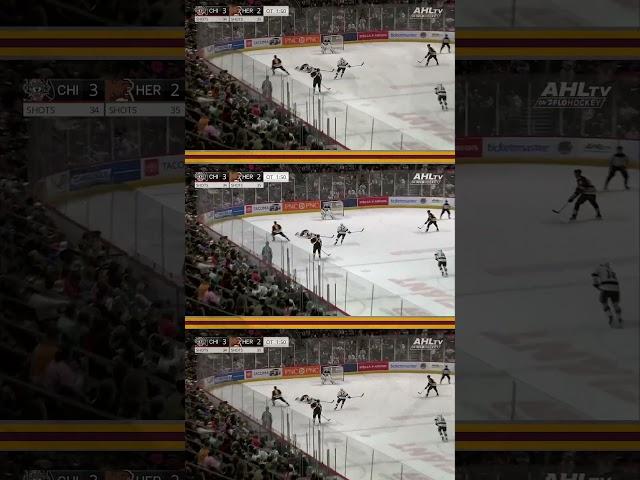 Scott Morrow OVERTIME GAME WINNING GOAL vs Hershey Bears! #hockeyhighlights