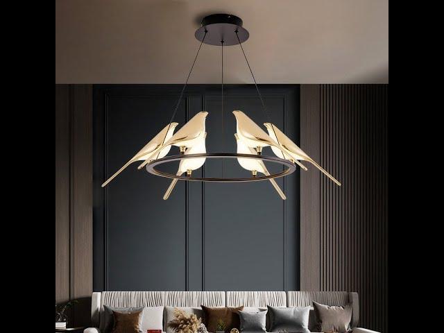 2022 New design Chandelier Light For Living Room Bird Pendant Lamp