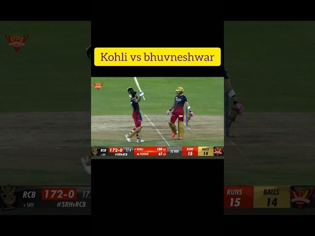 kohli vs bhuvneshwar