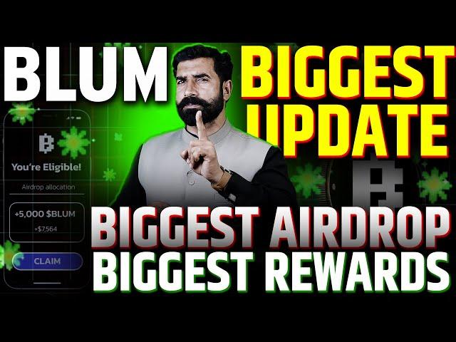 Blum Biggest Update | Blum Airdrop | Blum Rewards | Blum Withdraw | Crypto News Update | Albarizon