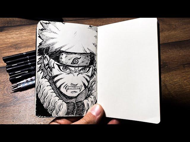 [ASMR] Drawing NARUTO KYUUBI (Real Time)