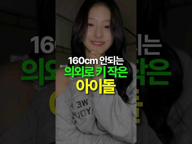 160 미만? 의외로 키작은 여자 아이돌 TOP5