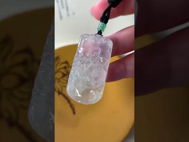白冰厚装龙牌#翡翠直播 #翡翠 #翡翠吊墜 #收藏级
