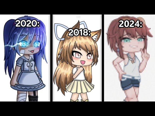 Gacha Edits OVER THE YEARS: 