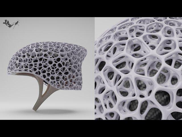 How to apply Voronoi lattice structure on any geometry in Grasshopper