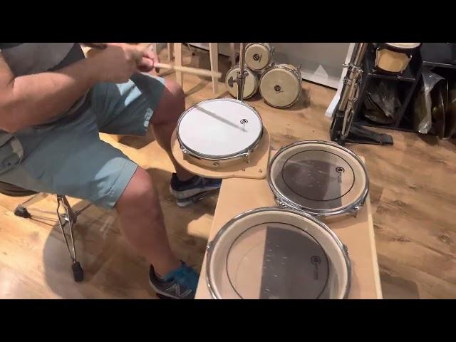 CAJONIE MINI DRUM SET BOTH HANDS ABE DORON