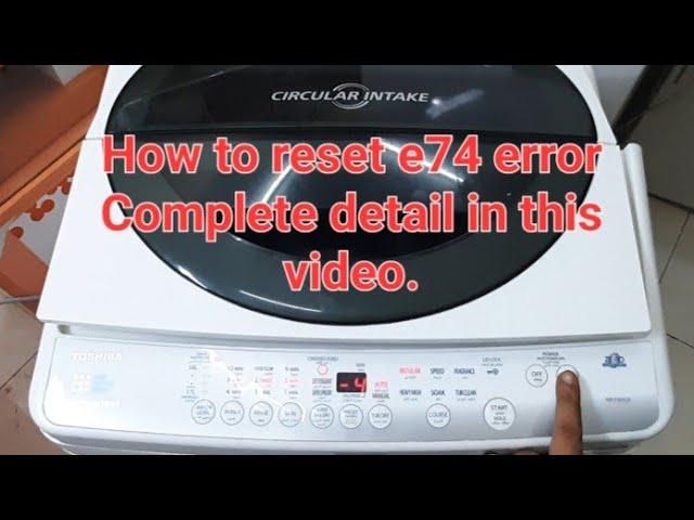 Toshiba washing machine e74 error solved | Moon Star PCB