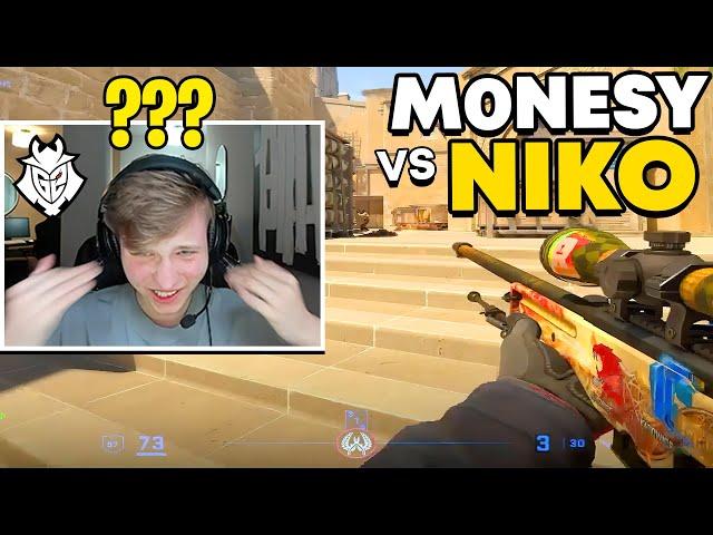 "WE LOST TO SUCH A BOT!!" - M0NESY PLAYS FACEIT VS NIKO!! (not G2 NiKo) | (ENG SUBS) | CS2