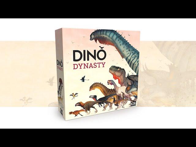 Dino Dynasty boardgame trailer